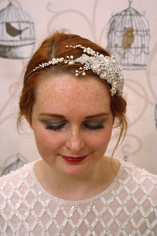 Gatsby Crystal and Lace Vintage Style Hair Band